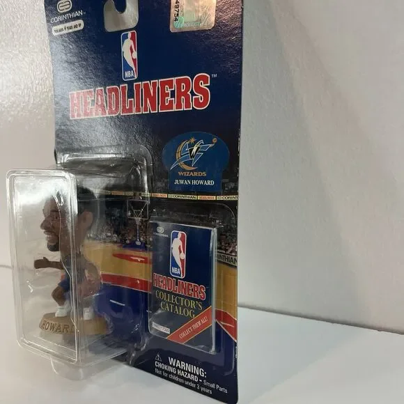 NBA Headliners Juwan Howard Figure Washington Wizards Corinthian 1997  Sealed - Picture 4 of 8